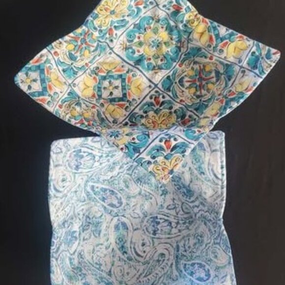 Bowl Cozies - Microwave safe and Reversible - Set of 2 - Picture 5 of 5